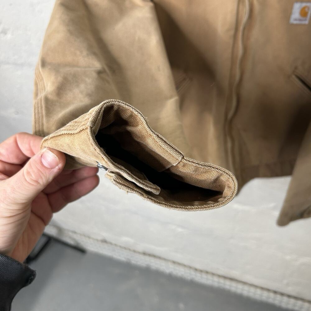 Vintage Carhartt Blanket-Lined Detroit Jacket “Brown” J01 - Picture 6 of 13